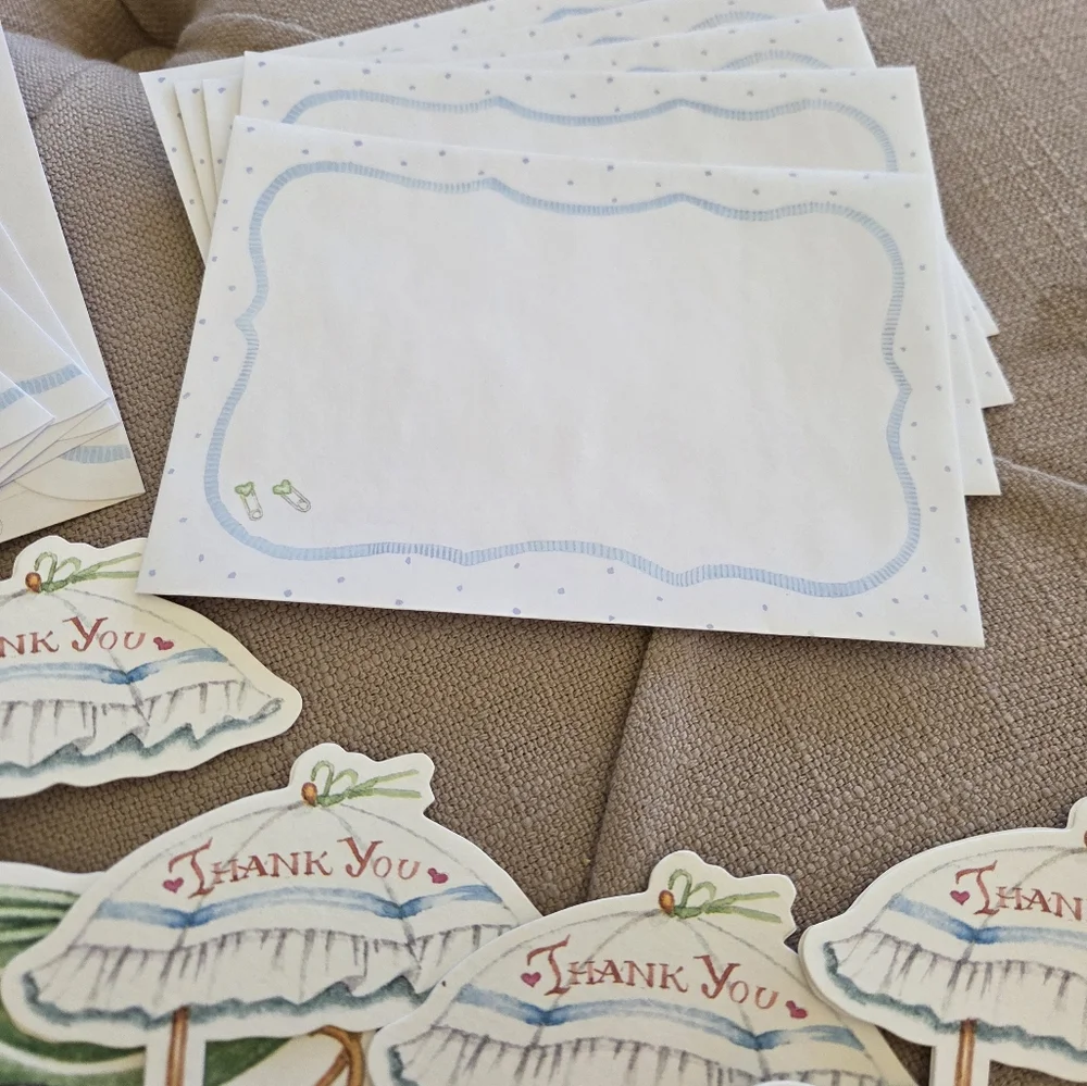 Susan Branch Baby Shower Thank You Notes Set Of 10 Dated 2001